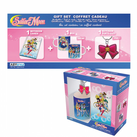 Sailor Moon Notebook, Mug, & Keychain Gift Set