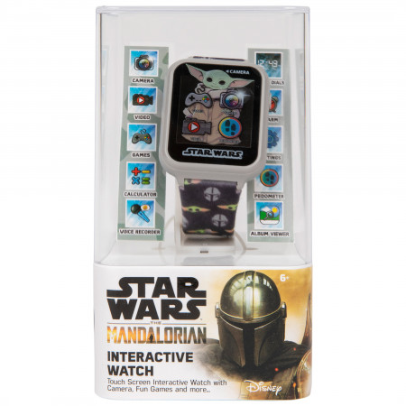 Accutime Star Wars The Child from The Mandalorian All Over Print Interactive Kids Watch