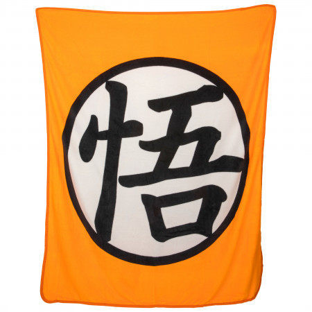 Dragon Ball Goku Symbol Throw Blanket