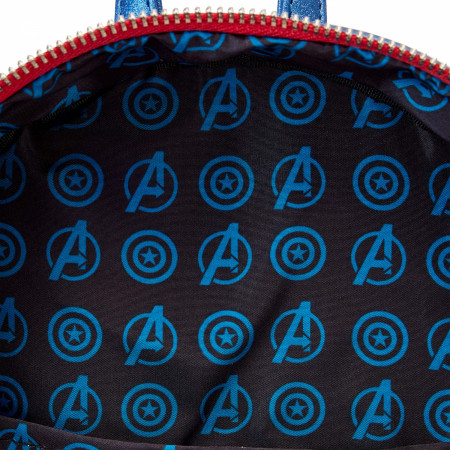 Captain America Cosplay Mini Backpack by Loungefly