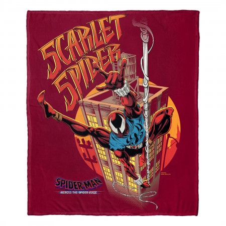 Spiderverse Scarlet Spider Silk Touch Throw Blanket 50" x 60"