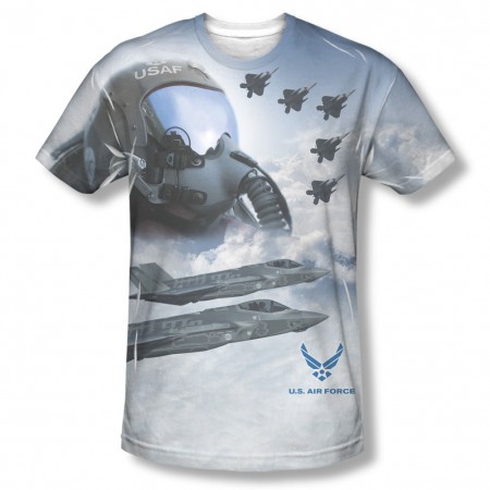 US Air Force Pilot Sublimation T-Shirt