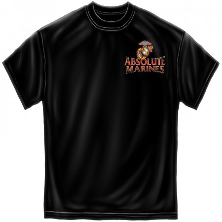 Absolute Marines Patriotic TShirt - Black
