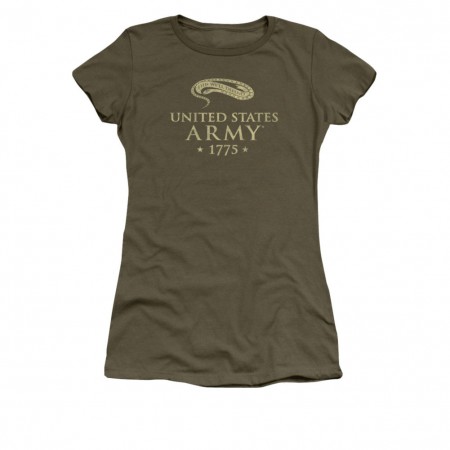 US Army We'll Defend Green Juniors T-Shirt