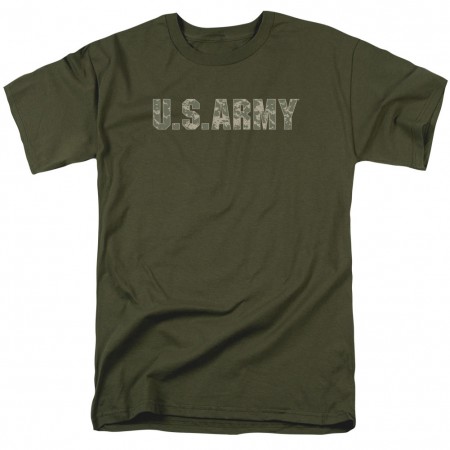 US Army Strong Camo Green T-Shirt