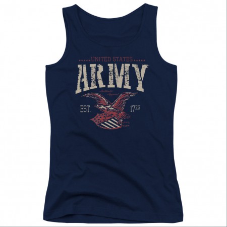US Army Arch Blue Juniors Tank Top
