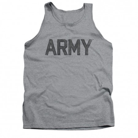 US Army Logo Gray Mens Tank Top