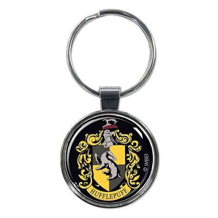Harry Potter House Hufflepuff Crest Keychain