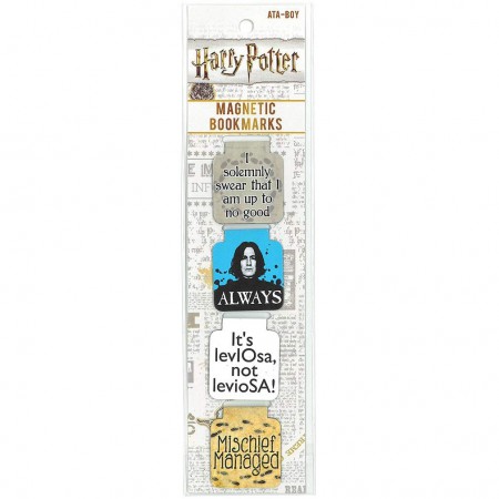 Harry Potter Magnetic Bookmark 4 Pack
