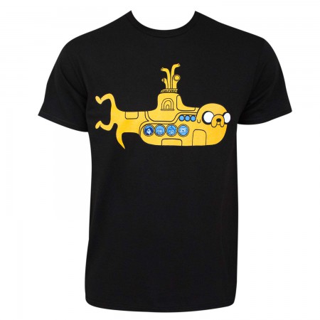 Adventure Time Men's Black Submarine T-Shirt