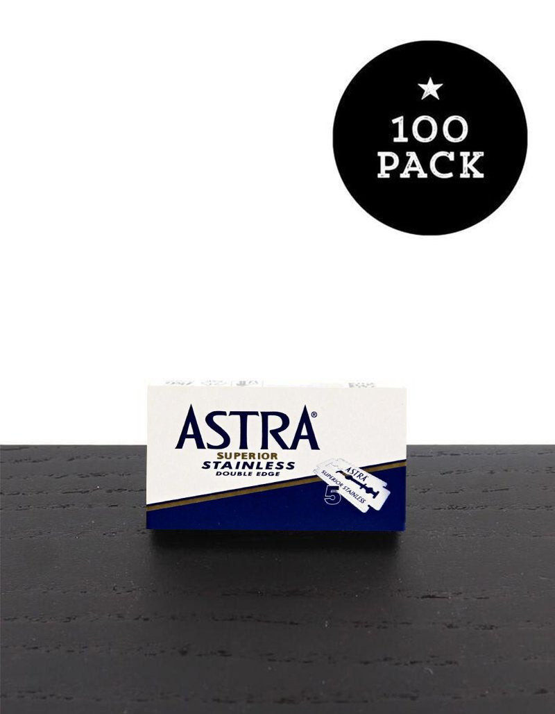 Product image 1 for Astra Superior Stainless (Blue) Double Edge Razor Blades
