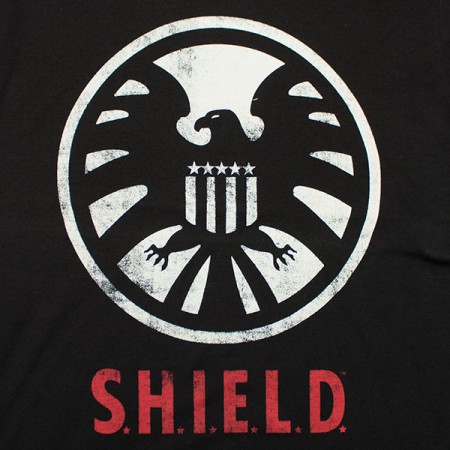 Avengers Shield Logo TShirt - Black