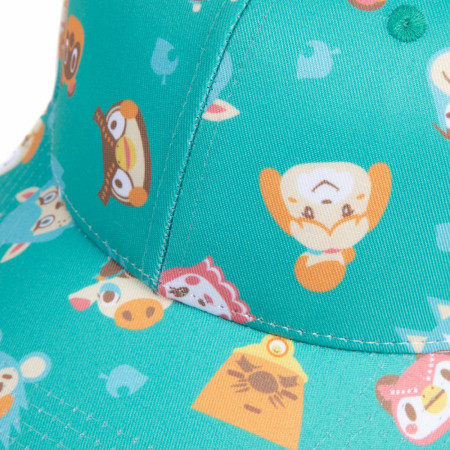 Animal Crossing All Over Print Adjustable Strapback Hat