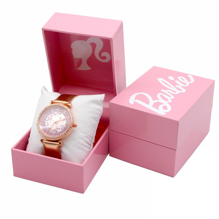 Barbie Silhouette Gem Watch with Silicone Band