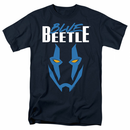 Blue Beetle Mask Symbol T-Shirt