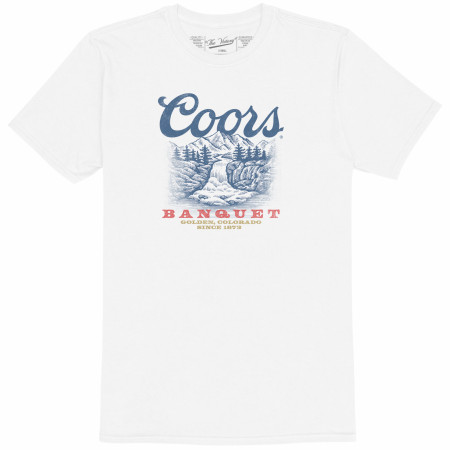 Coors Banquet Golden Colorado River Sketch T-Shirt