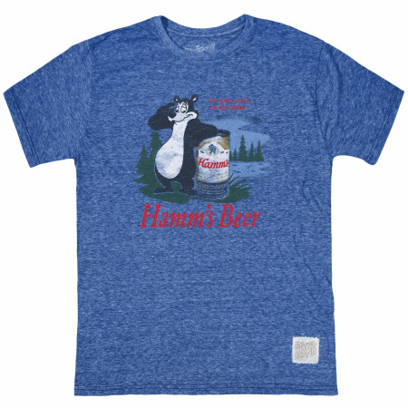 Hamm's Beer Classic Bear and Can Throwback Style T-Shirt