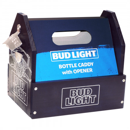 Bud Light Bottle Caddy With Opener