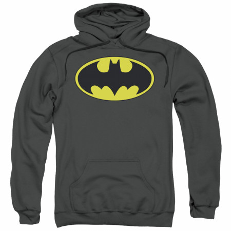 Batman Vintage Logo Grey Hoodie