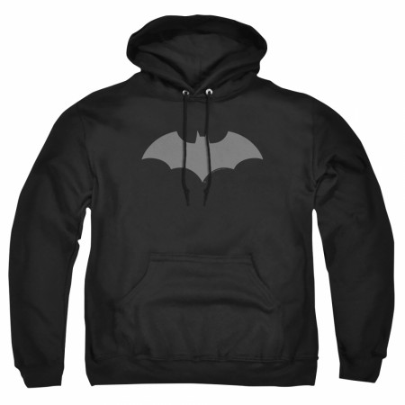 Batman New 52 Logo Black Colorway Pull-Over Hoodie