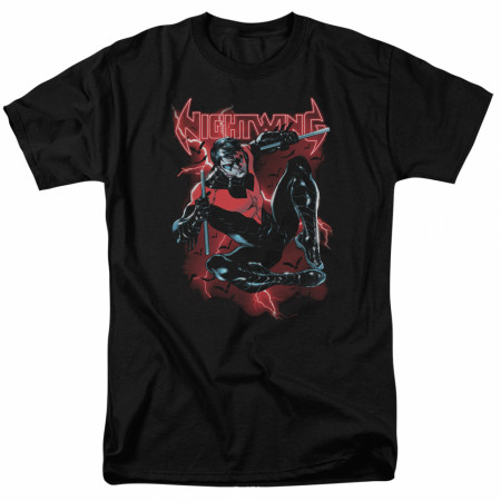 Nightwing Red Lightning T-Shirt