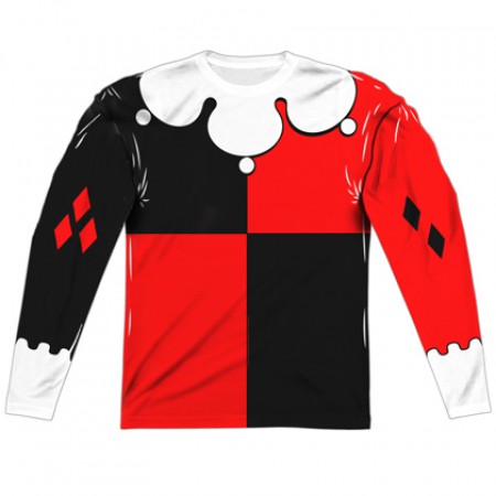 Harley Quinn Long Sleeve Costume Tee