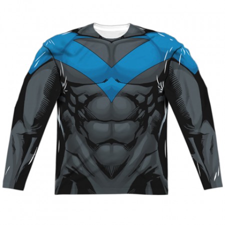 Nightwing Long Sleeve Costume Tee