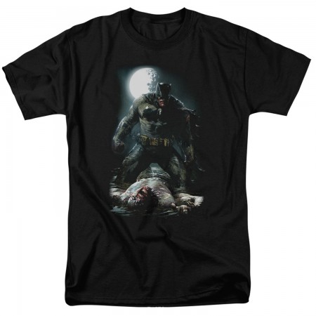 Batman Mudhole Men's Black T-Shirt