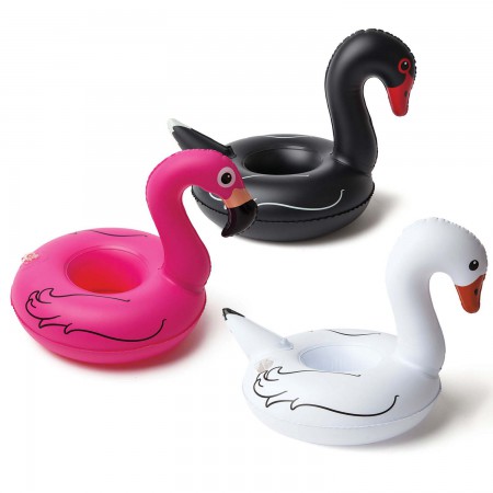 Flamingo Floating Inflatable Pool Can Coolers