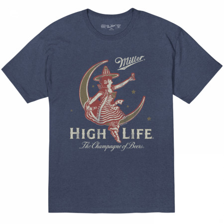 Miller High Life Classic Logo Throwback Style T-Shirt