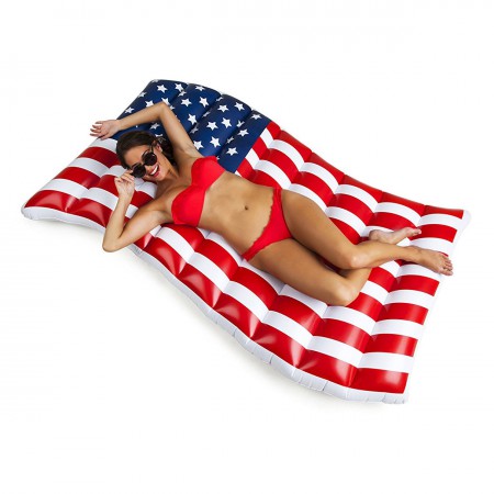 American Flag Pool Float