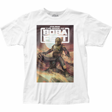 Star Wars The Book Of Boba Fett Comic Cover Style Painting T-Shirt