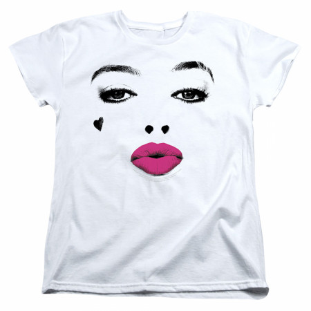 Birds of Prey Harley Quinn Kiss Face Women's T-Shirt