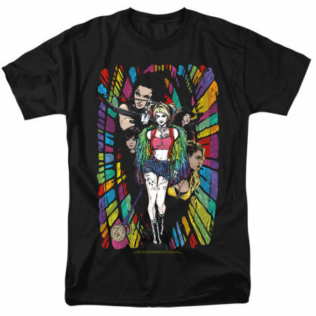 Birds of Prey Harley Quinn Colors T-Shirt
