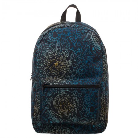 Rick And Morty Psycho All Over Print Backpack