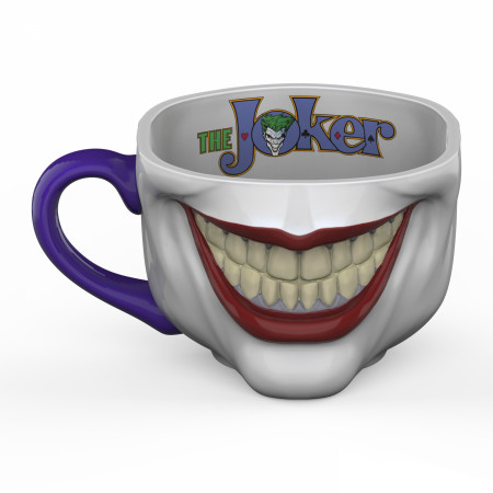 DC Comics Joker Half Face Sculpted Mug