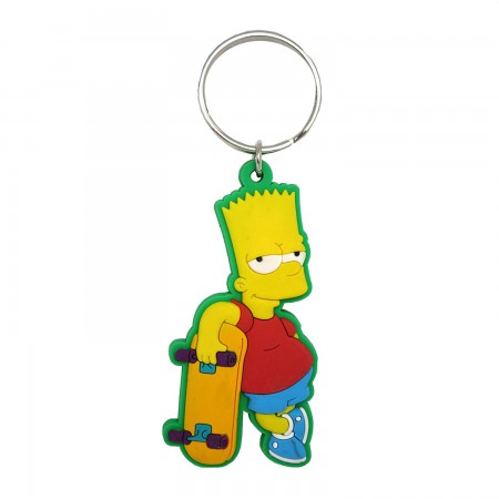The Simpsons Bart PVC Soft Touch Keychain