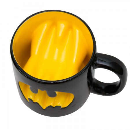 Batman Black Cutout Logo Coffee Mug