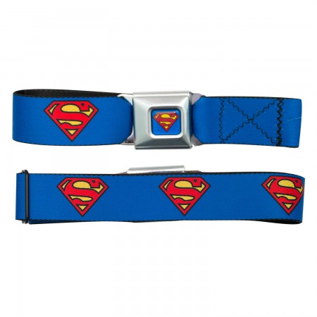 Superman Logo Seatbelt Belt