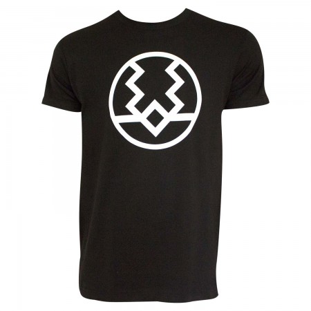 Black Bolt Logo Men's Black T-Shirt