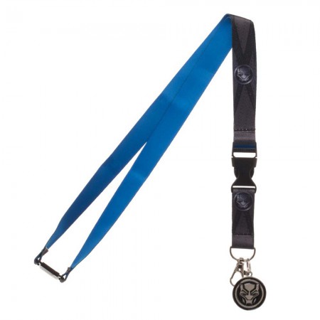 Black Panther Movie Logo Keychain Lanyard