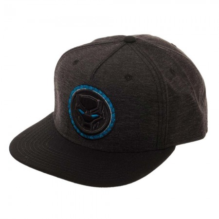 Black Panther Logo Black Snapback Hat