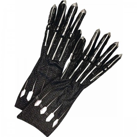 Black Panther Black Adult Gloves