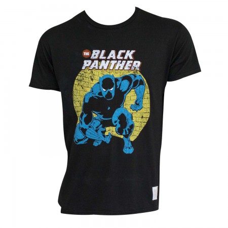 Black Panther Black Men's Retro T-Shirt