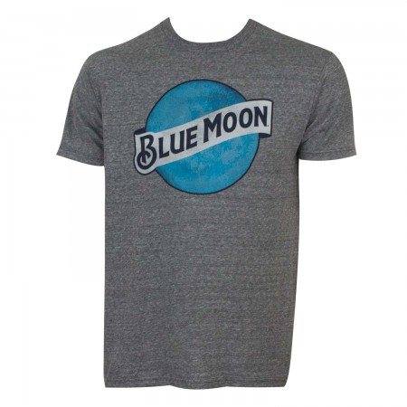 Blue Moon Men's Grey Logo T-Shirt