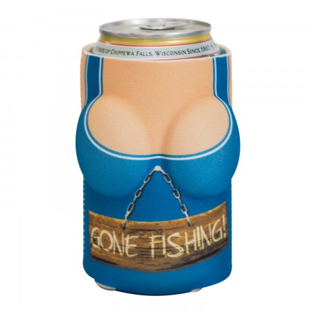 Boobzie Gone Fishing Boob Can Cooler