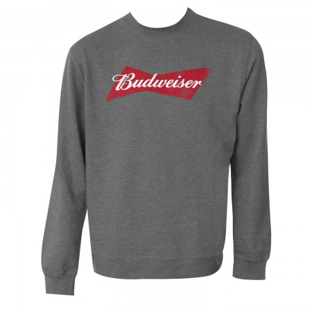 Budweiser Bowtie Logo Crewneck Sweatshirt