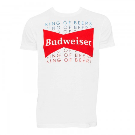 Budweiser King Of Beers White Tee Shirt