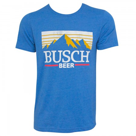 Busch Men's Blue Mountain Logo T-Shirt