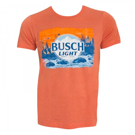Busch Light Heather Orange Tee Shirt